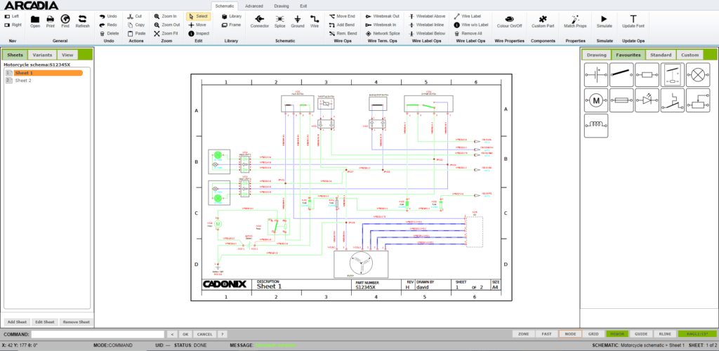 elektrische schematische Design-Software-Simulation